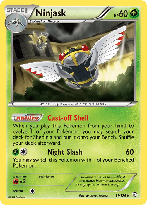 Ninjask (11/124) [Black & White: Dragons Exalted] - for just $0.25! 