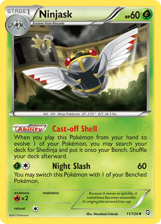 Ninjask (11/124) [Black & White: Dragons Exalted] - for just $0.20! 