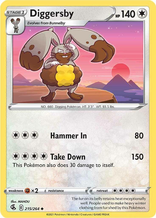 Diggersby (215/264) [Sword & Shield: Fusion Strike] - for just $0.10! 