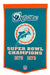 Miami Dolphins NFL Dynasty Banner - for just $99.99! 
