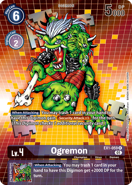 Ogremon [EX1-059] (Alternate Art) [Classic Collection] - Just $0.55! Shop now at Retro Gaming of Denver