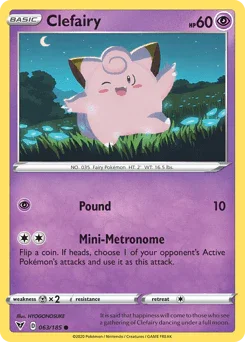 Clefairy (063/185) [Sword & Shield: Vivid Voltage] - for just $0.10! 