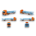 Flame Scania Car Carrier Blue & Orange 1:64 - for just $129.99! 