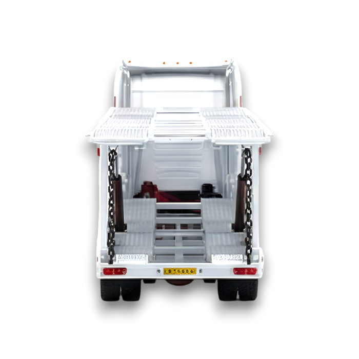 Flame Scania Car Carrier Transport Truck Red White 1:64 - Limited to 299 Pcs - for just $129.99! 