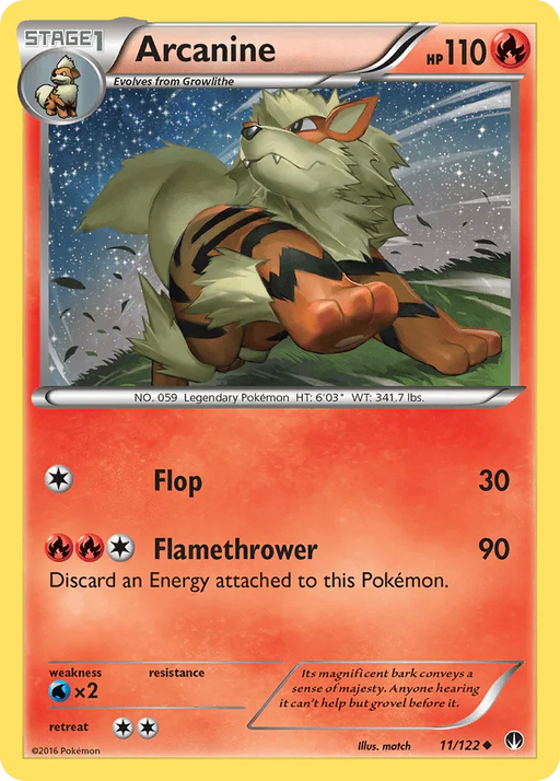 Arcanine (11/122) [XY: BREAKpoint] - for just $0.20! 