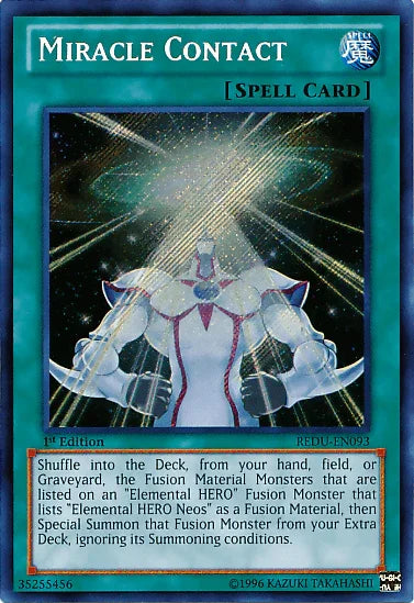 Miracle Contact [REDU-EN093] Secret Rare - for just $1.40! 