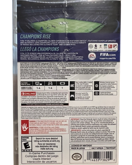 FIFA 19 – Nintendo Switch (NS) - for just $15.99! 