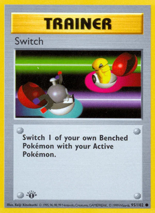Switch (95/102) (Shadowless) [Base Set 1st Edition] - for just $7.15! 