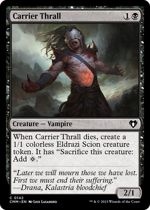 Carrier Thrall (CMM-142) - Commander Masters - for just $0.09! 
