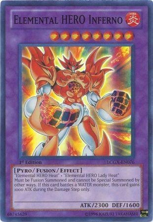 Elemental HERO Inferno [LCGX-EN076] Super Rare - for just $0.45! 
