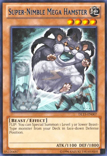 Super-Nimble Mega Hamster (Blue) [DL15-EN007] Rare - for just $2.10! 