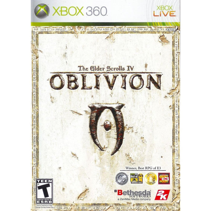 The Elder Scrolls IV: Oblivion (Xbox 360) - Premium Video Games - Just $0! Shop now at Retro Gaming of Denver