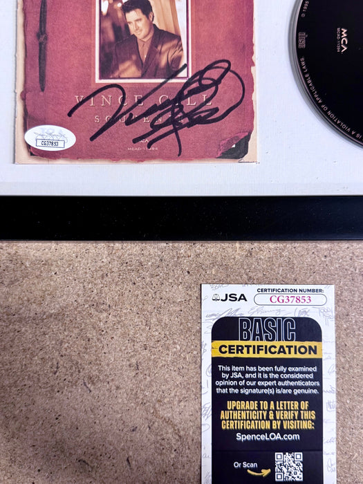 Vince Gill Framed & Signed “Souvenirs” (1995) CD Booklet With JSA COA - for just $150! 
