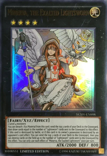 Minerva, the Exalted Lightsworn [YCSW-EN008] Ultra Rare - for just $20000! 