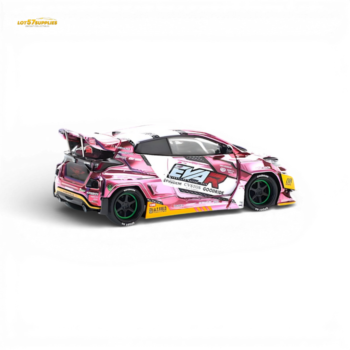 PopRace Toyota GR YARIS Pink EVA RT Production Model 1:64 - for just $23.99! 