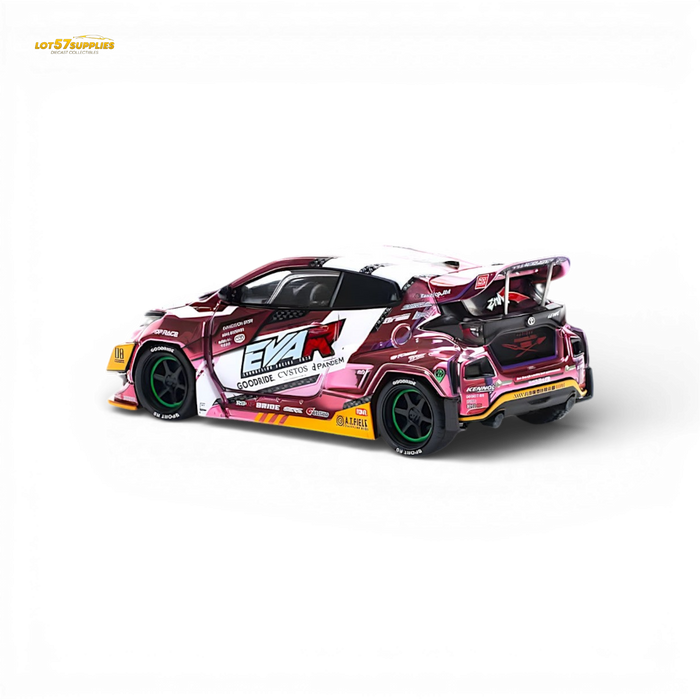 PopRace Toyota GR YARIS Pink EVA RT Production Model 1:64 - for just $23.99! 