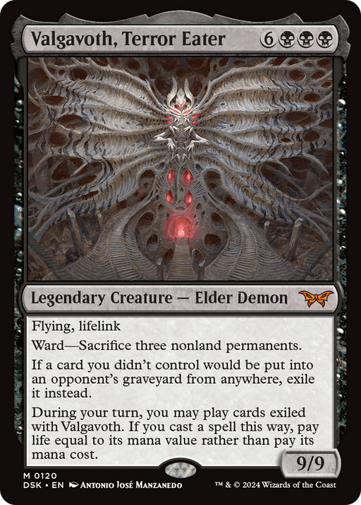 Valgavoth, Terror Eater (DSK-120) - Duskmourn: House of Horror - for just $4.37! 