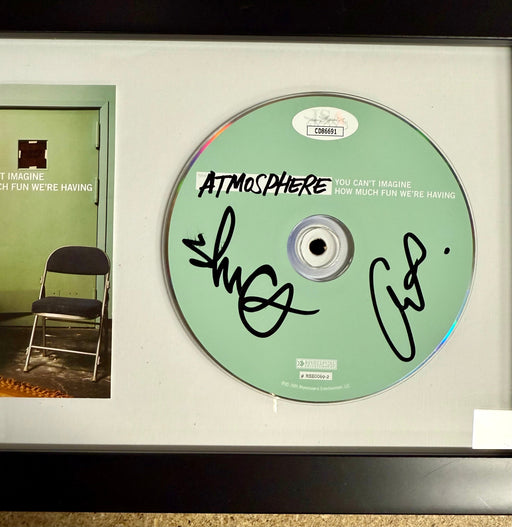 Framed & Signed Slug & Ant Of Atmosphere: Imagine How Much Fun We’re Having CD With JSA COA - for just $175! 