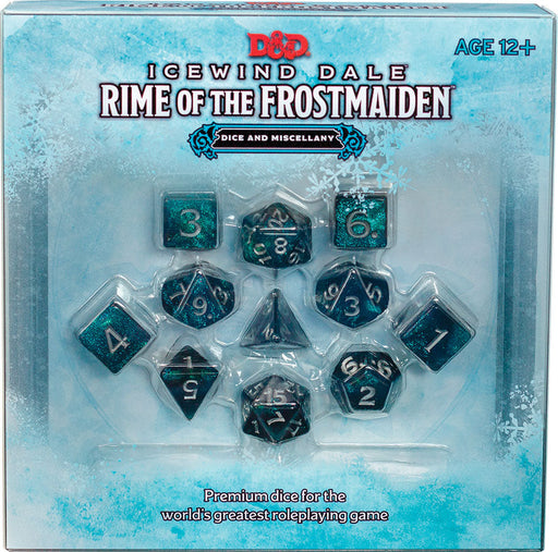 D&D: Icewind Dale - Rime of the Frost Maiden Dice Set - for just $29.99! 