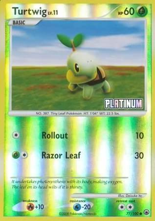 Turtwig (77/100) [Burger King Promos: 2009 Collection] - for just $0.10! 