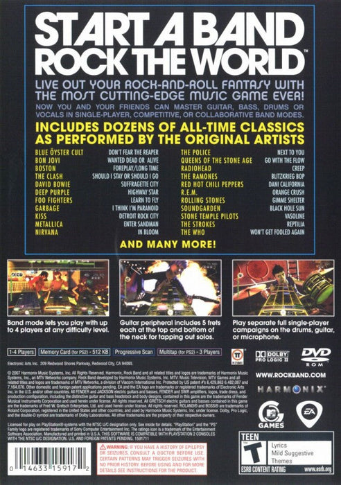 Rock Band – PlayStation 2 (PS2) - for just $9.99! 