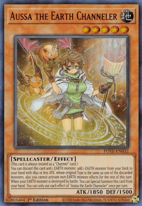Aussa the Earth Channeler [POTE-EN032] Ultra Rare - for just $0.15! 