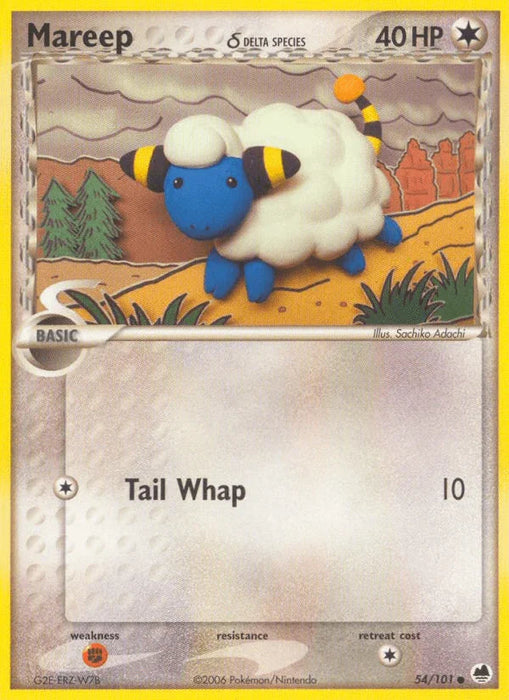 Mareep (54/101) (Delta Species) [EX: Dragon Frontiers] - for just $0.50! 