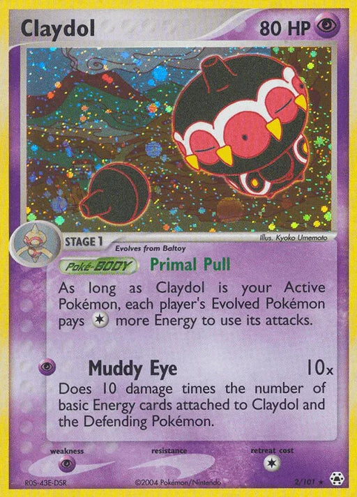 Claydol (2/101) [EX: Hidden Legends] - for just $6.50! 