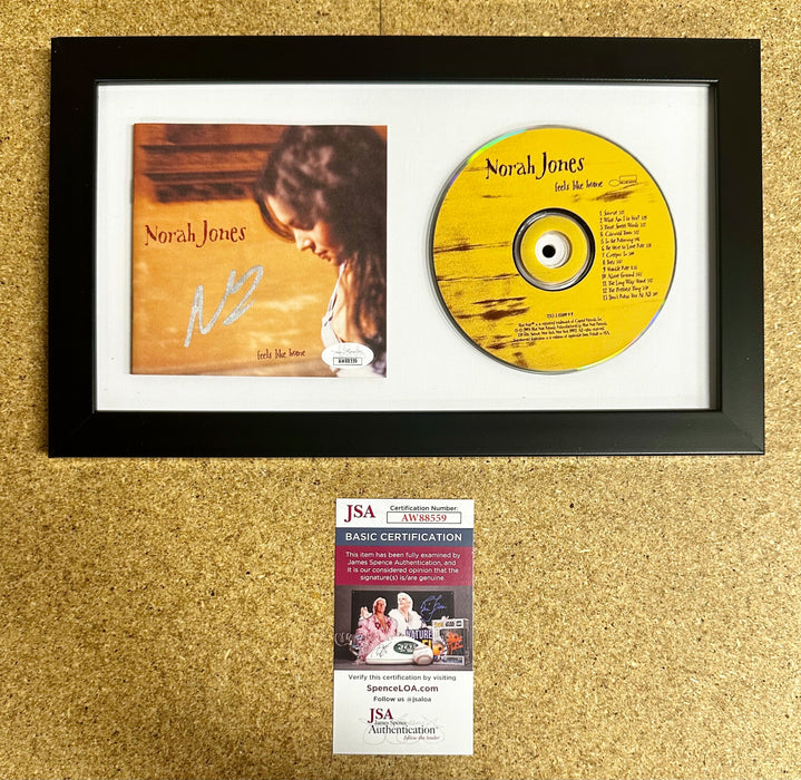Framed & Signed Norah Jones Feels Like Home CD Booklet With JSA COA - for just $135! 