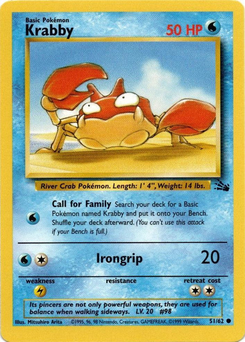 Krabby (51/62) [Fossil Unlimited] - for just $0.20! 