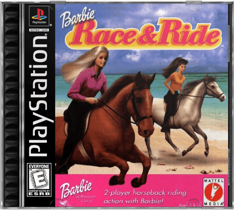 Barbie Race and Ride – PlayStation 1 (PS1) - for just $5.99! 