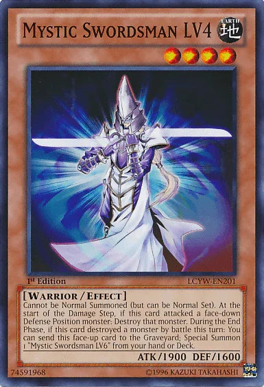 Mystic Swordsman LV4 [LCYW-EN201] Common - for just $0.20! 