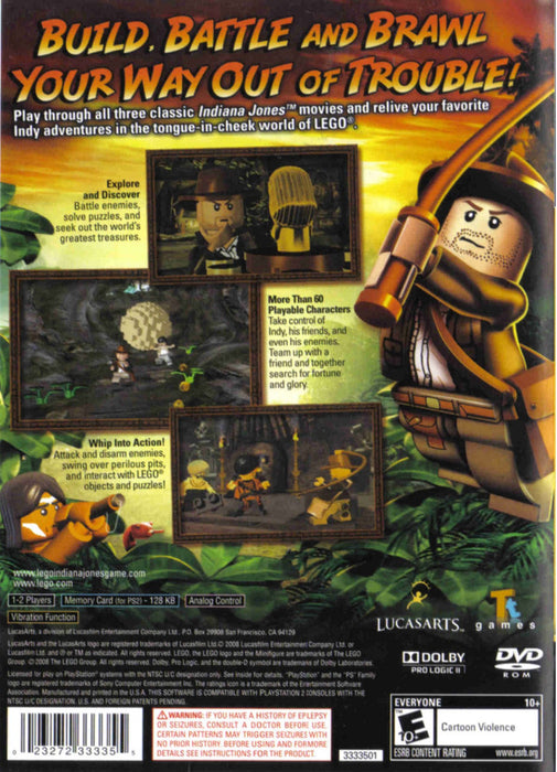 LEGO Indiana Jones: The Original Adventures – PlayStation 2 (PS2) - for just $5.99! 
