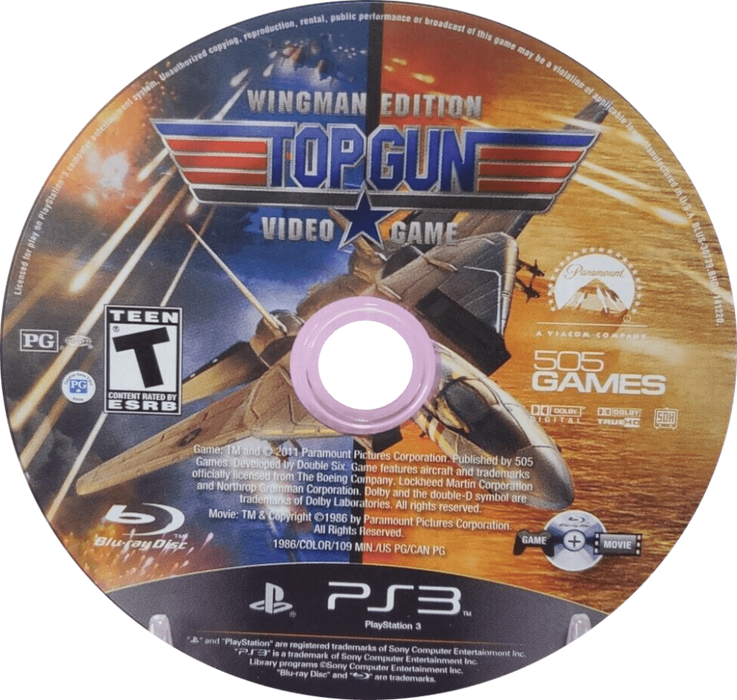 Top Gun [Wingman Edition] – PlayStation 3 (PS3) - for just $0! 