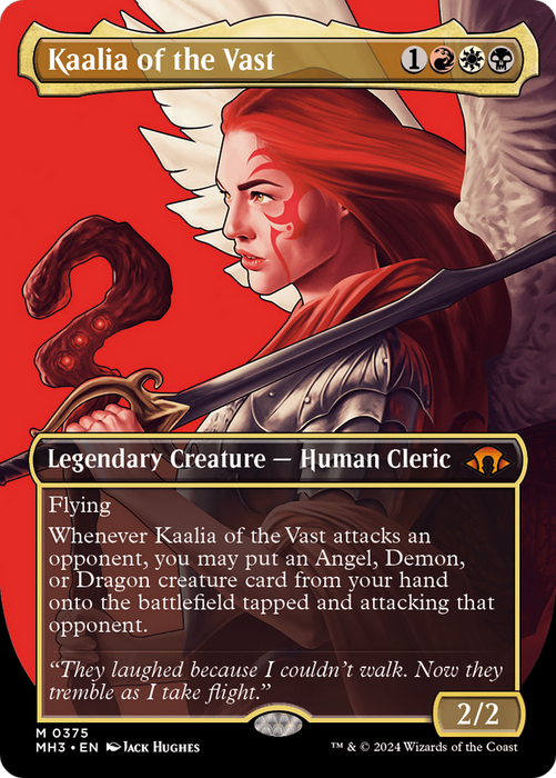 Kaalia of the Vast (Borderless) (0375) (MH3-375) - Modern Horizons 3 (Borderless) - for just $4.23! 