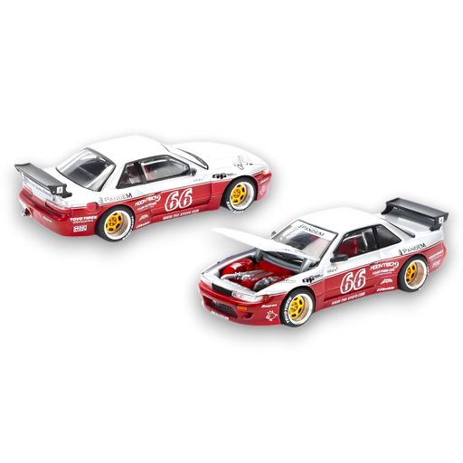 PopRace PANDEM SILVIA S13 Moontech Red 1:64 - for just $26.99! 