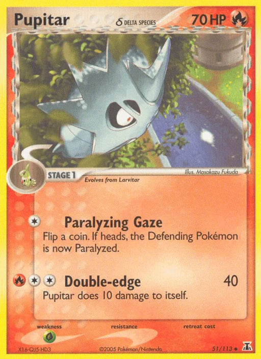 Pupitar (51/113) (Delta Species) [EX: Delta Species] - for just $1.05! 