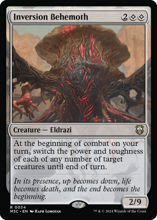 Inversion Behemoth (M3C-034) - Modern Horizons 3 Commander - for just $0.13! 
