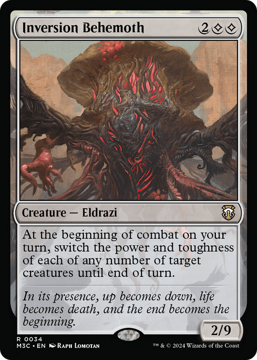 Inversion Behemoth (M3C-034) - Modern Horizons 3 Commander - for just $0.13! 