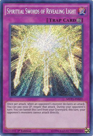 Spiritual Swords of Revealing Light [MVP1-ENS31] Secret Rare - for just $0.20! 
