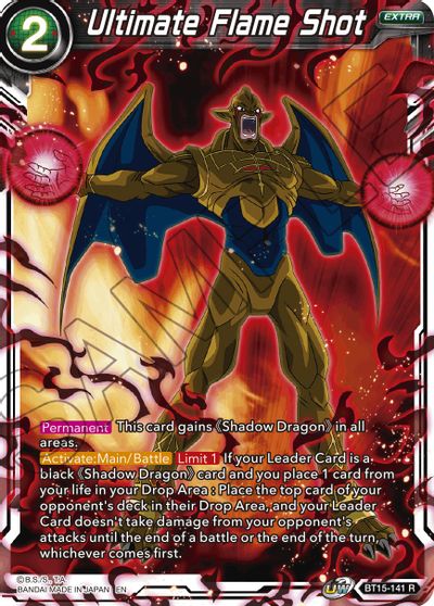 Ultimate Flame Shot (BT15-141) [Saiyan Showdown] - for just $0.10! 