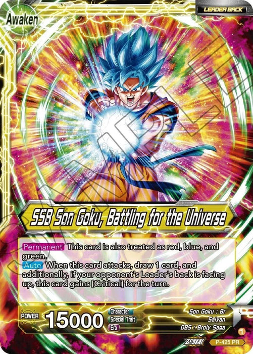 Son Goku // SSB Son Goku, Battling for the Universe (P-425) [Promotion Cards] - for just $2! 