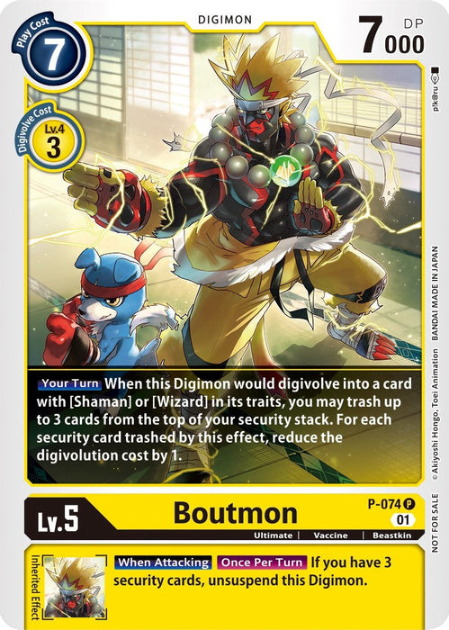 Boutmon [P-074] (Update Pack) [Promotional Cards] - Just $0.65! Shop now at Retro Gaming of Denver