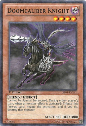 Doomcaliber Knight [BP01-EN141] Starfoil Rare - for just $0.25! 