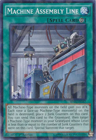 Machine Assembly Line [BP03-EN167] Shatterfoil Rare - for just $0.25! 