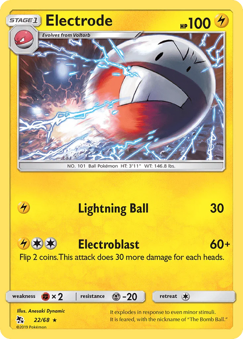 Electrode (22/68) [Sun & Moon: Hidden Fates] - for just $0.10! 