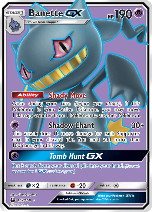 Banette GX (157/168) [Sun & Moon: Celestial Storm] - for just $3.80! 