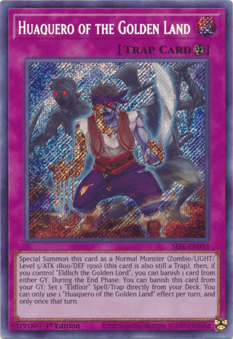 Huaquero of the Golden Land [SESL-EN033] Secret Rare - for just $0.55! 