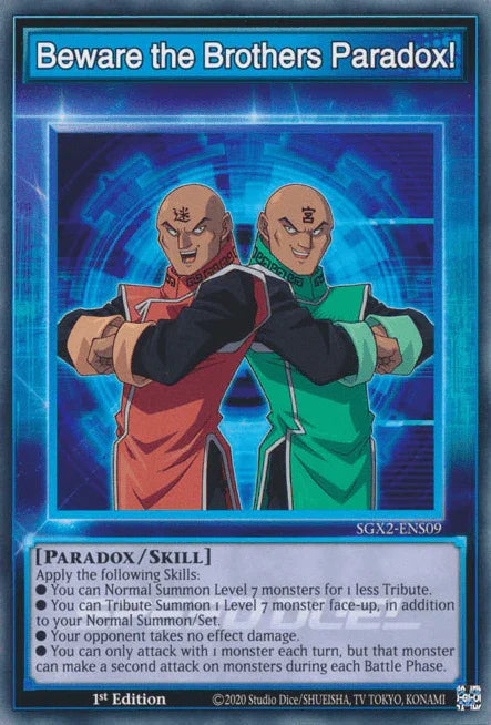 Beware the Brothers Paradox! [SGX2-ENS09] Common - for just $0.10! 