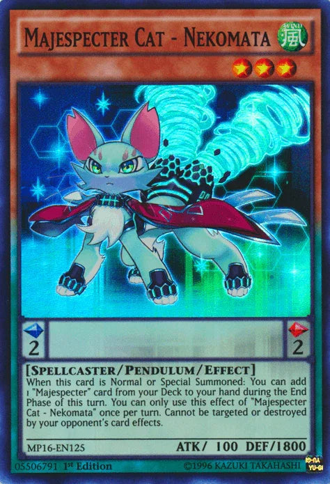 Majespecter Cat - Nekomata [MP16-EN125] Super Rare - for just $0.10! 